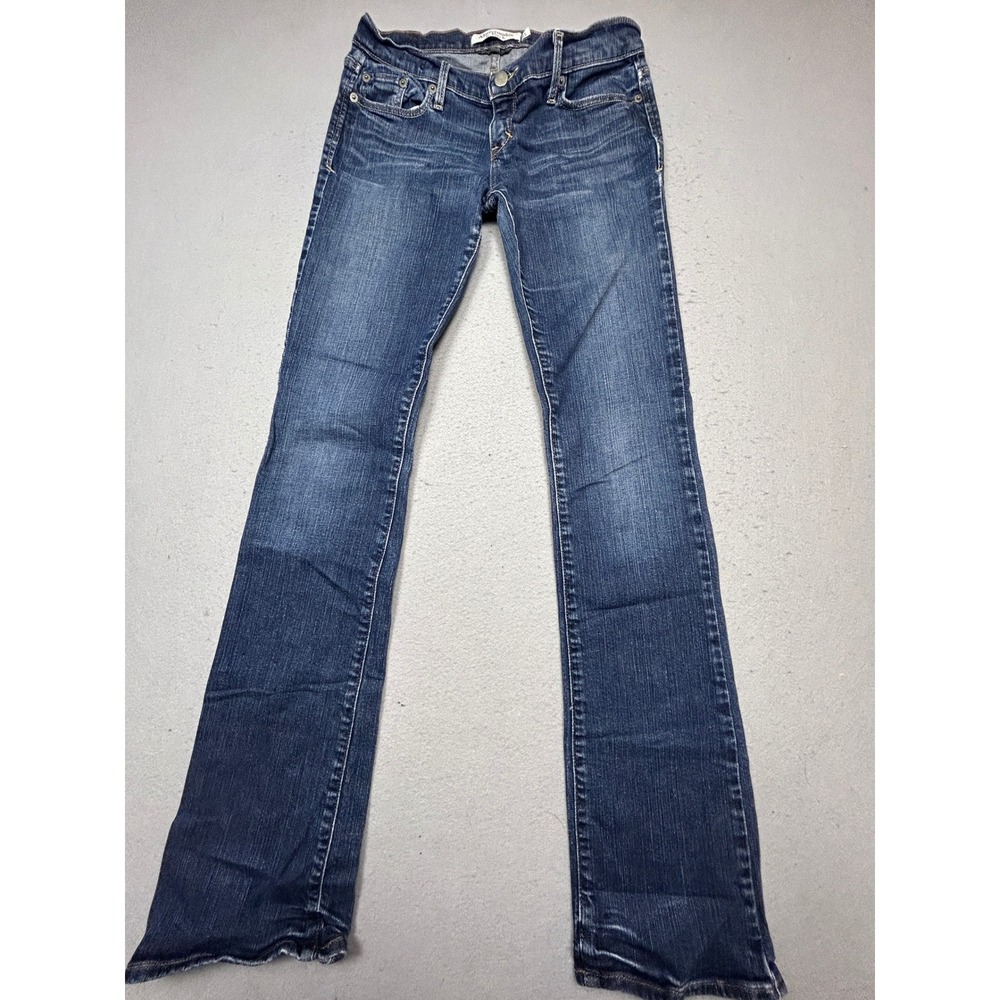 Abercrombie & Fitch Emma Jeans Cotton Elastane Blue 2L W28 Womens